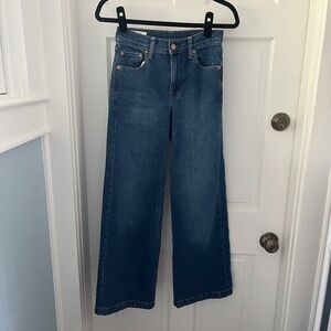 GAP women's size 24/00 high rise stride wide leg jean